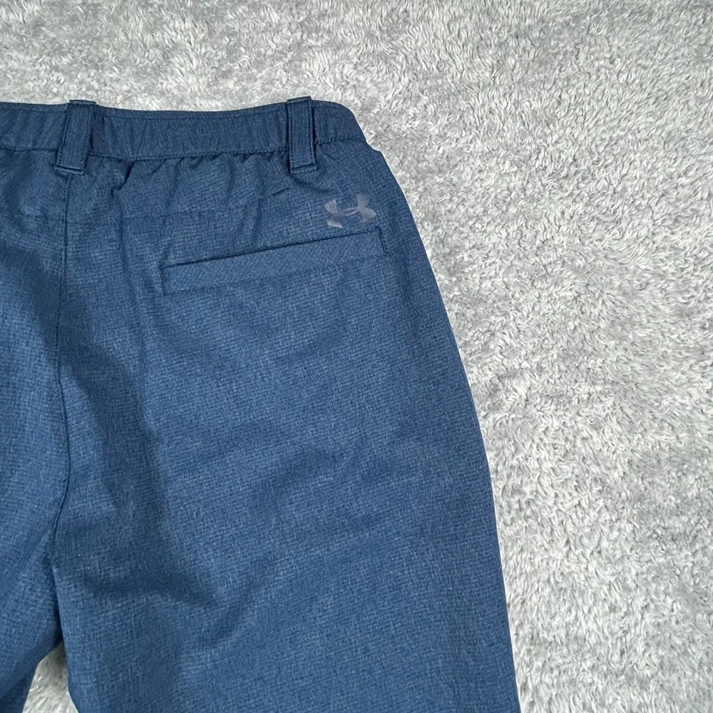 Under Armour Match Play Men Blue Loose Fit Golf Pants 32x30 Textured Performance